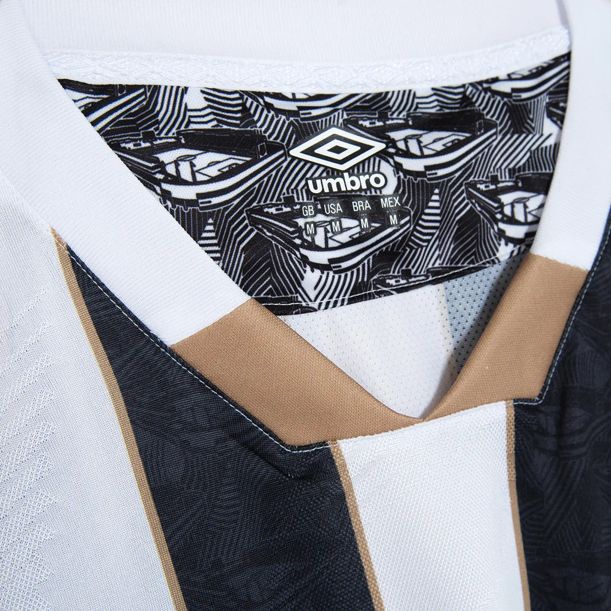 camisa-santos-ii-24-25-jogador-umbro-masculina-branca-e-preta