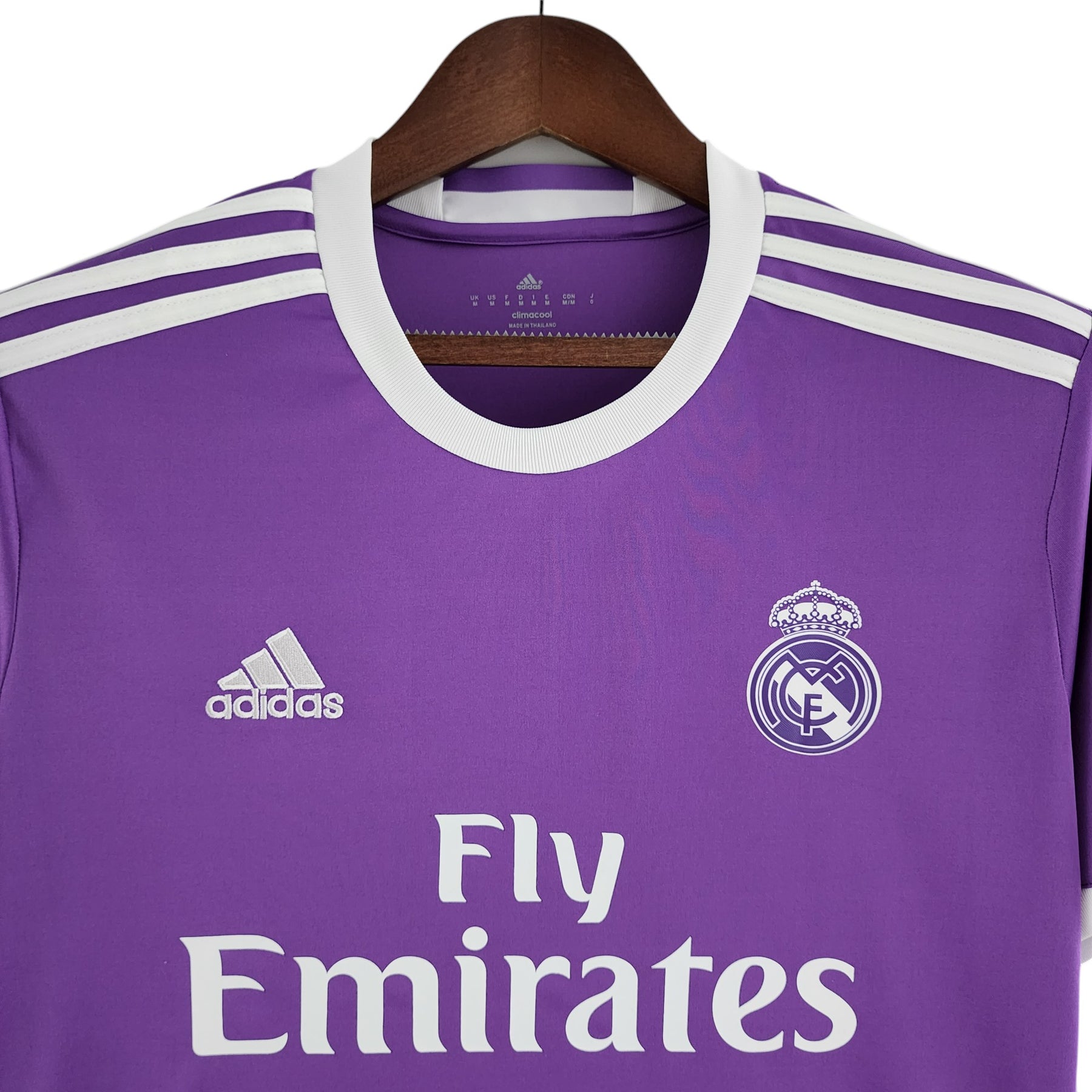 Camisa Retrô Real Madrid 16/17 - Masculina Adidas - Roxa