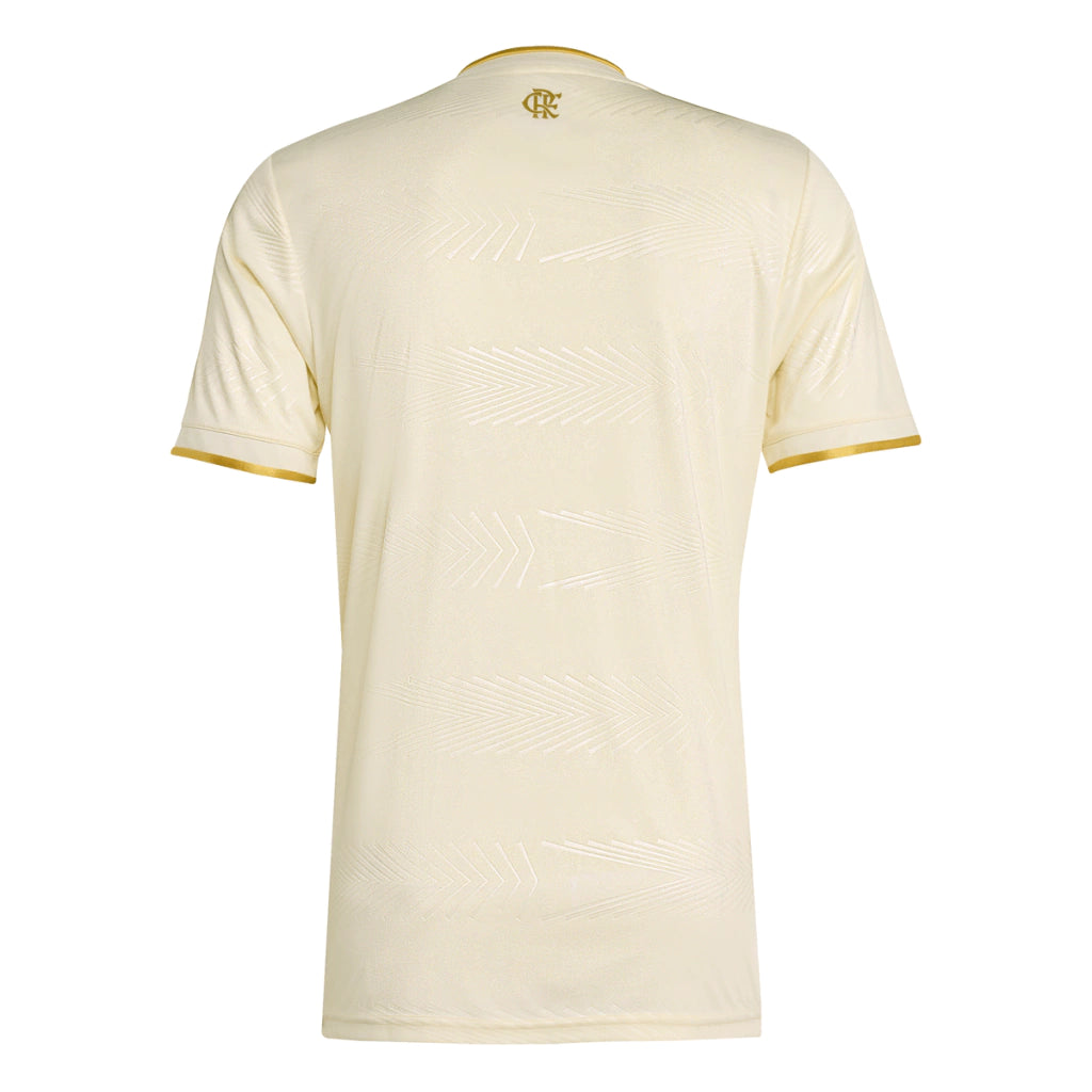 Camisa III Flamengo 25/26 Torcedor Masculino Adidas - Branca, Dourada