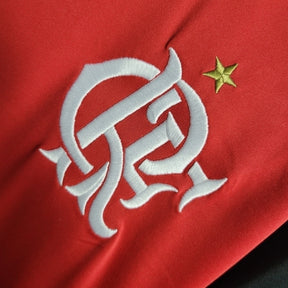 Camisa Flamengo I Retrô 17/18 Torcedor Masculina - Vermelha e Preto