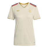 Camisa III Flamengo 25/26 Torcedor Feminina Adidas - Branca e Dourada