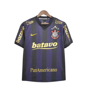 Camisa Retrô Corinthians 09/10  Nike - Preta e Roxa