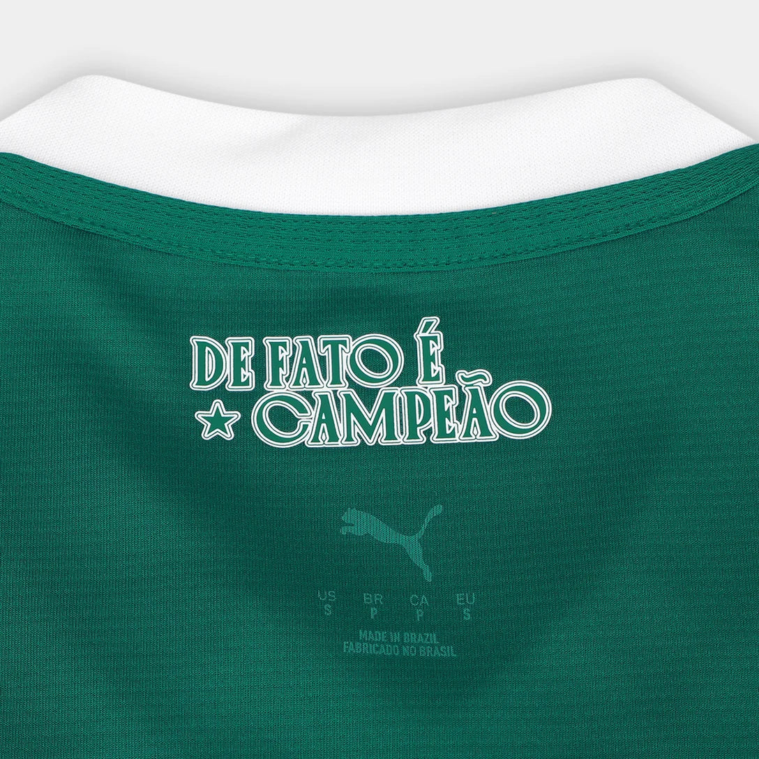 Camisa Palmeiras I 25/26 - Torcedor Puma Feminina - Verde