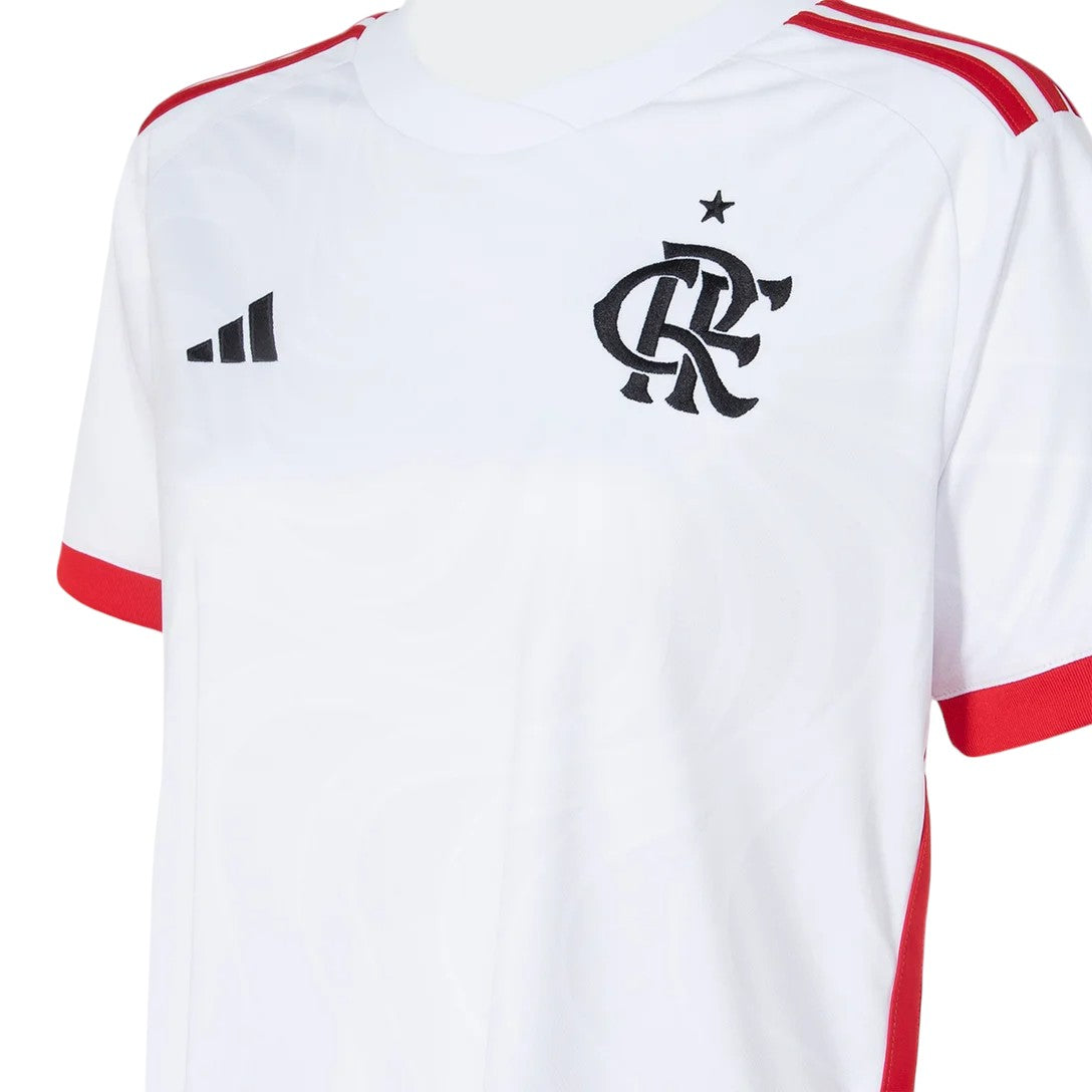 camisa-flamengo-ii-24-25-torcedor-adidas-feminina-branca