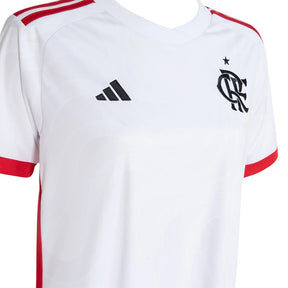 camisa-flamengo-ii-24-25-torcedor-adidas-feminina-branca