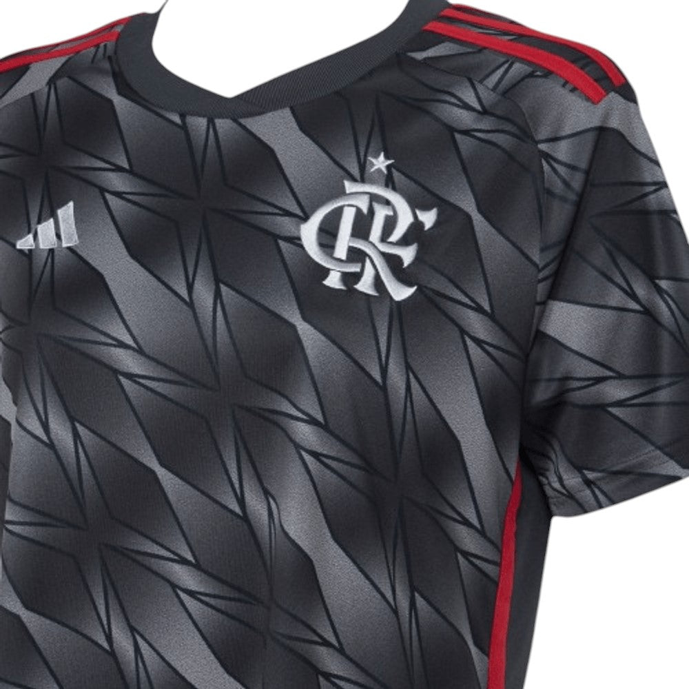 camisa-flamengo-iii-24-25-torcedor-adidas-feminina-cinza