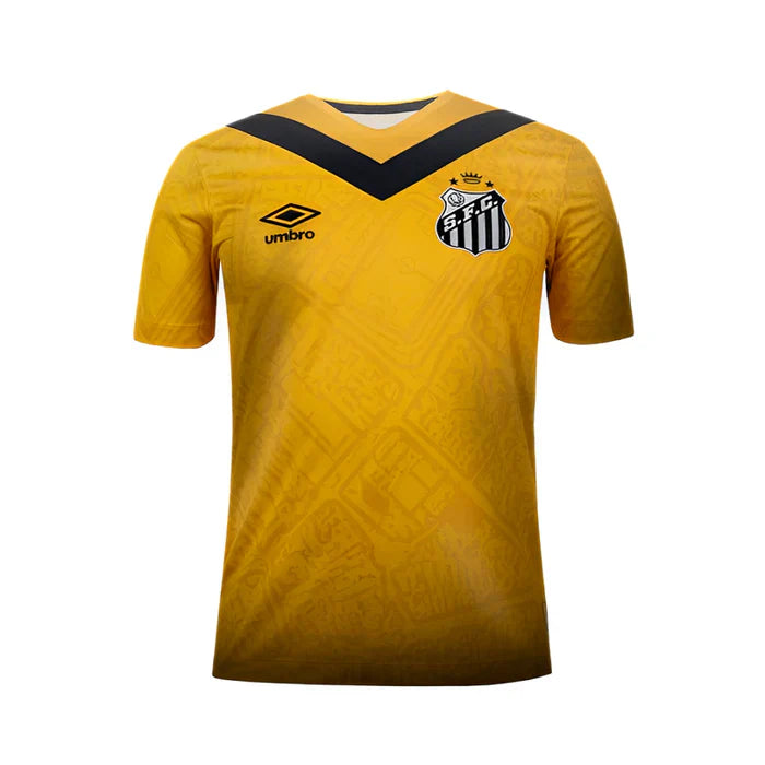 camisa-santos-iii-24-25-neymar-torcedor-umbro-masculina-amarela