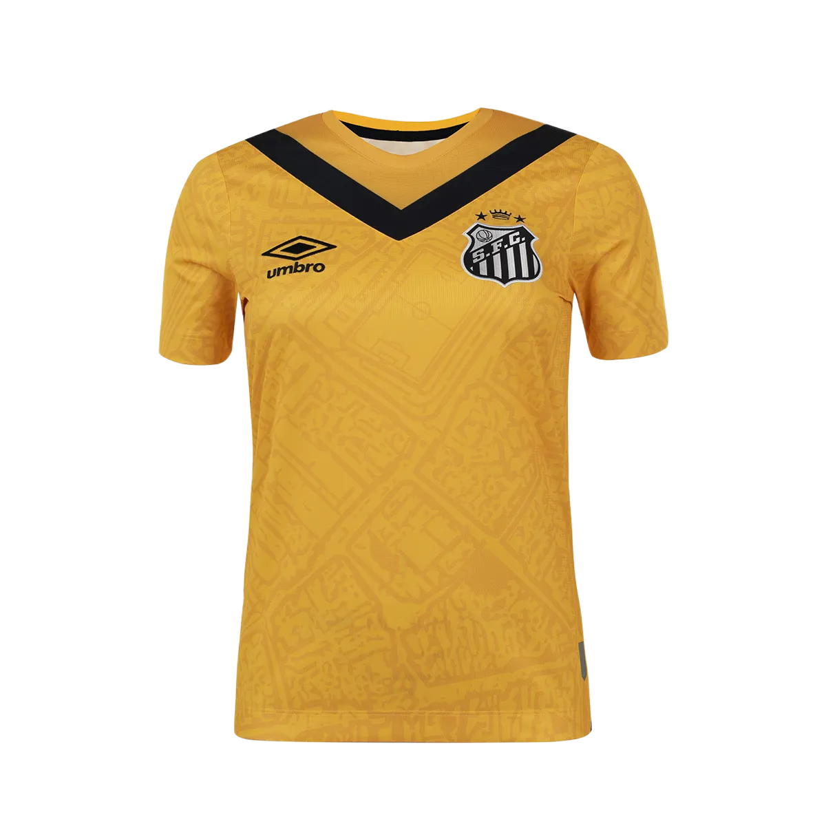 camisa-santos-iii-24-25-torcedor-umbro-feminina-amarela-com-detalhes-em-preto