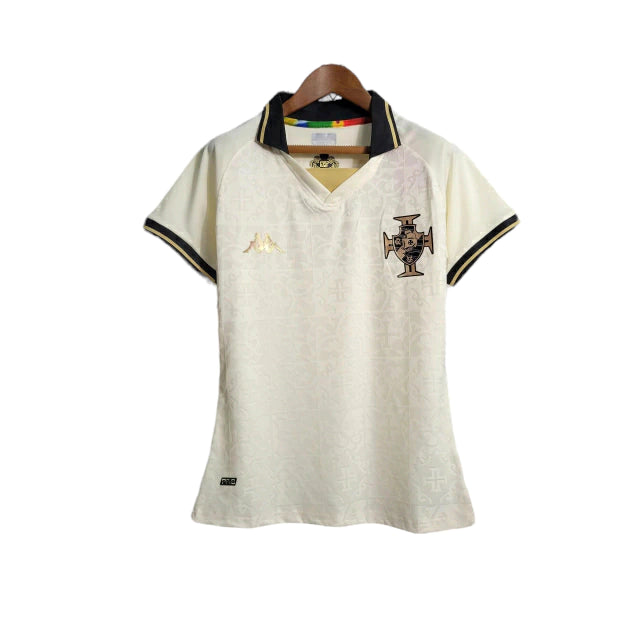 camisa-vasco-da-gama-iii-22-23-torcedor-kappa-feminina-branca-com-detalhes-em-preto-e-dourado