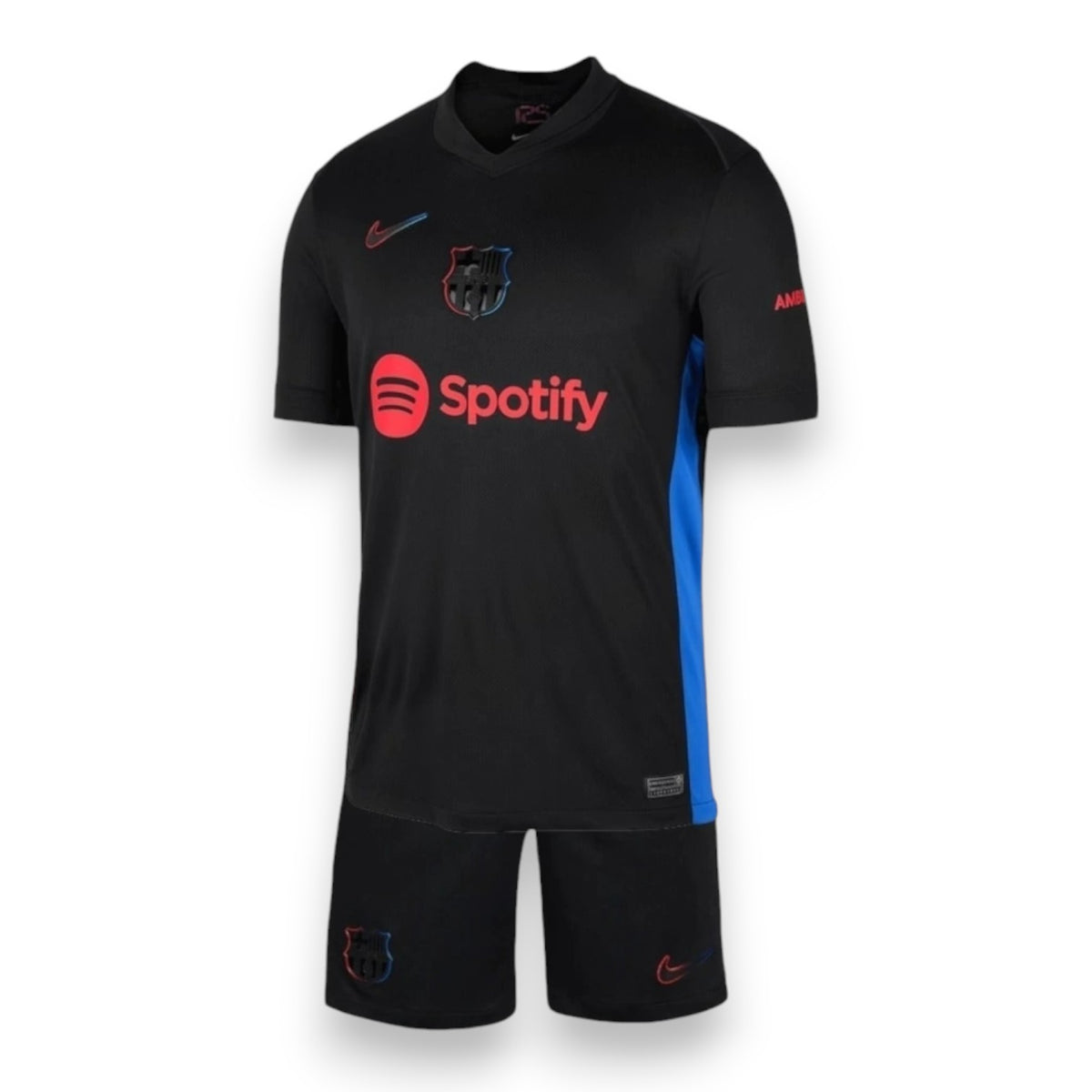 kit-infantil-barcelona-ii-24-25-nike-preto-com-detalhes-em-azul-e-vermelho