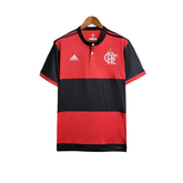 Camisa Flamengo I Retrô 17/18 Torcedor Masculina - Vermelha e Preto