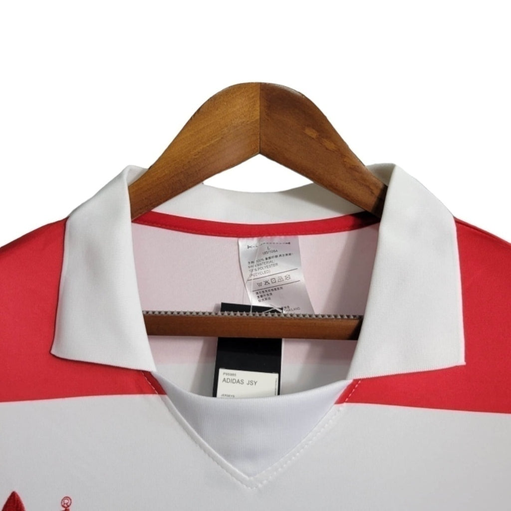 Camisa Retrô Flamengo II 1986 - Adidas Masculina - Branca