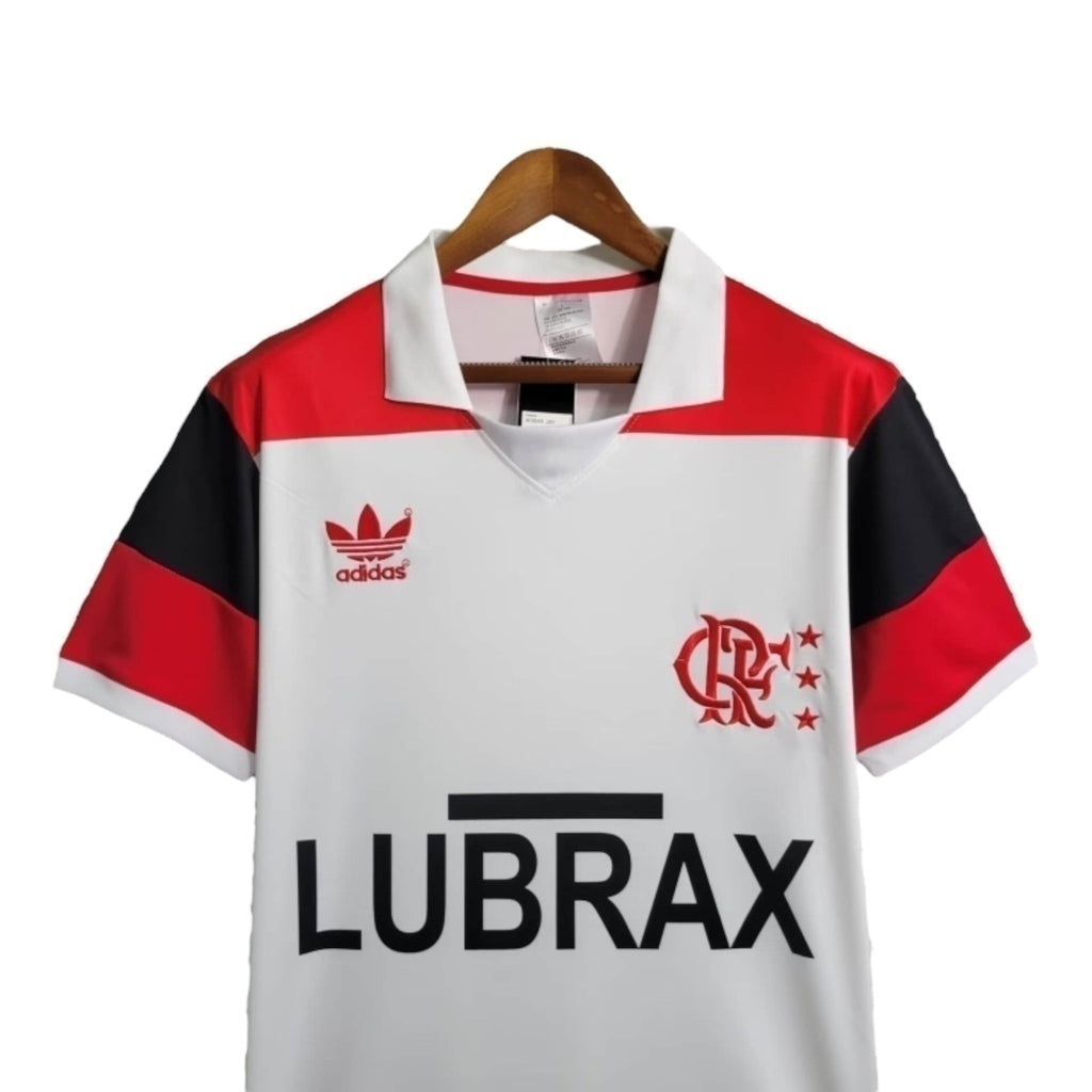 Camisa Retrô Flamengo II 1986 - Adidas Masculina - Branca