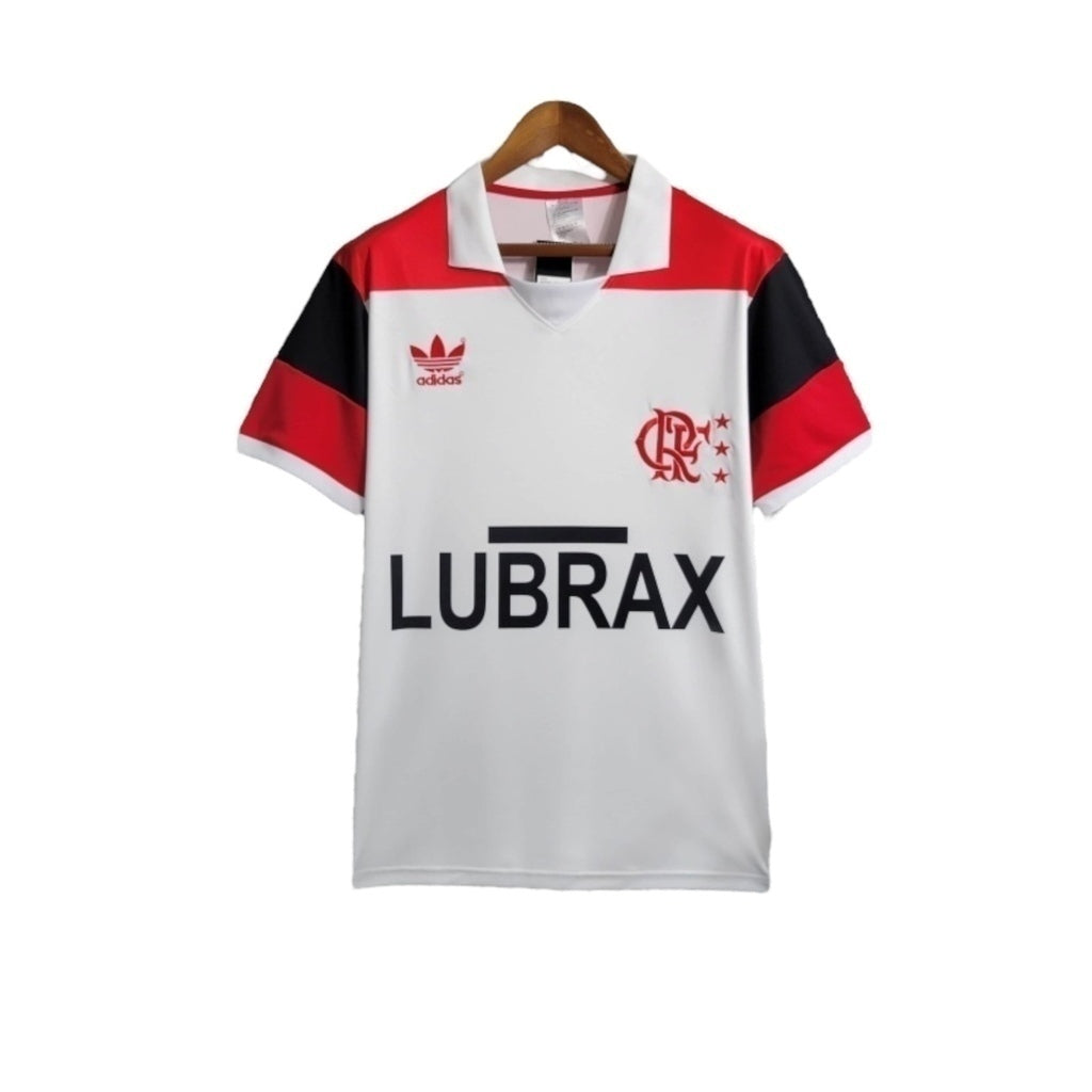 Camisa Retrô Flamengo II 1986 - Adidas Masculina - Branca