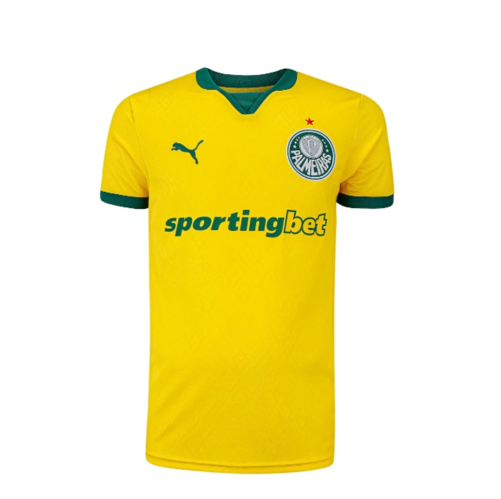 Camisa Palmeiras III 25/26 - Torcedor Puma Masculina - Amarela